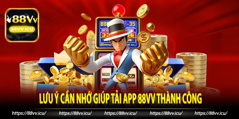 Lưu ý cần nhớ giúp tải app 88vv thành công